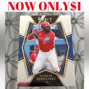 Teoscar Hernandez 2022 Panini Toronto Blue Jays Baseball Card